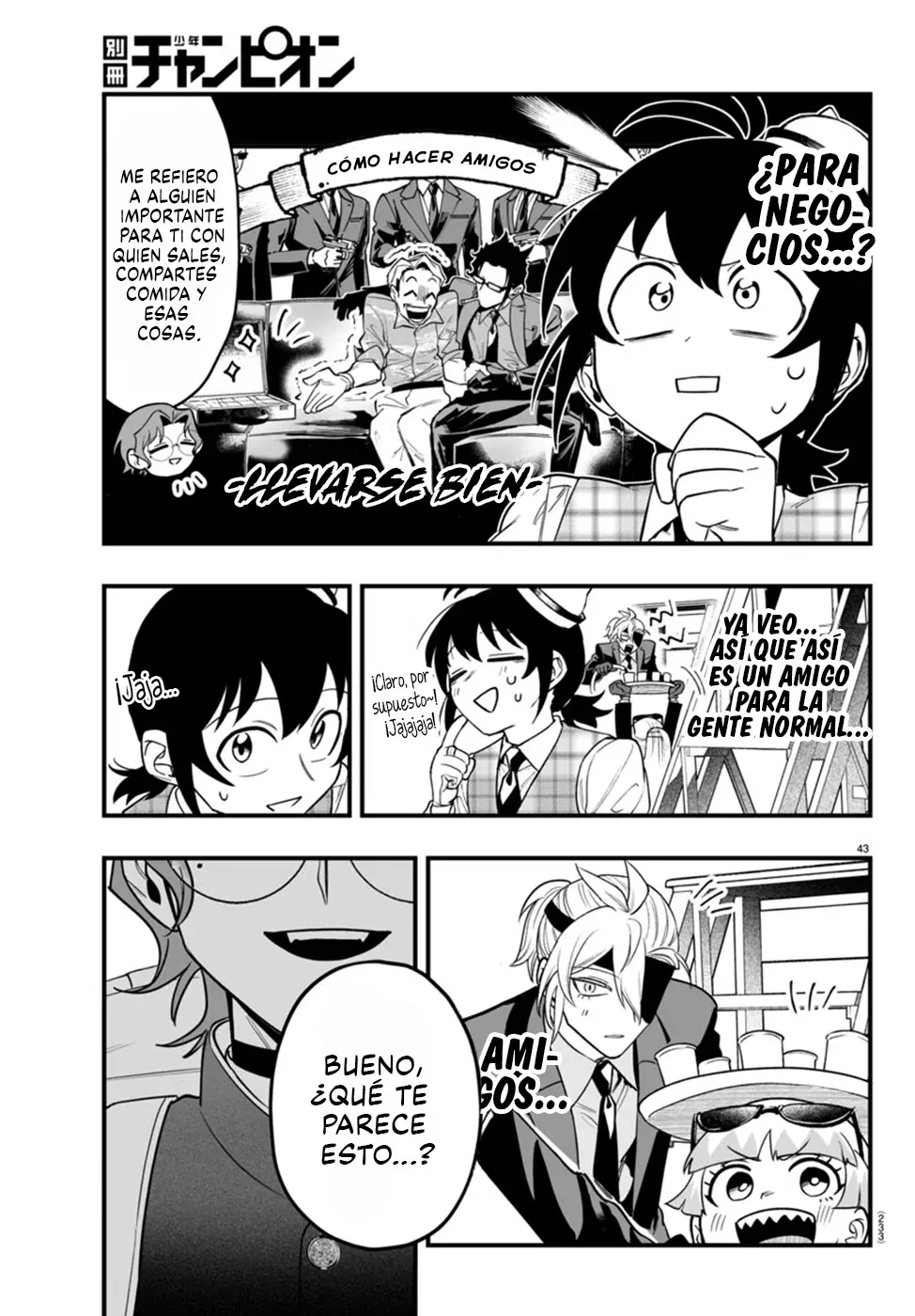 Iruma-kun: if mafia Capitulo 22: Quería ver esa cara página 42