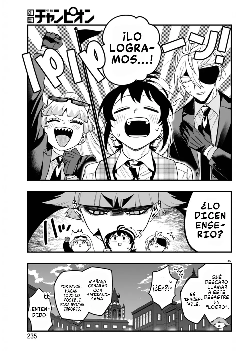 Iruma-kun: if mafia Capitulo 22: Quería ver esa cara página 44