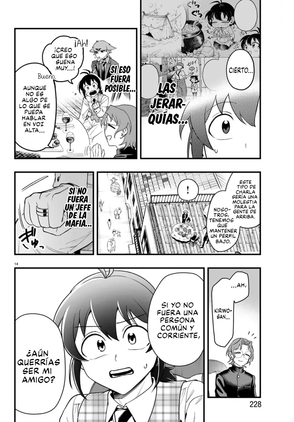 Iruma-kun: if mafia Capitulo 23: Mirando hacia la Soledad página 15
