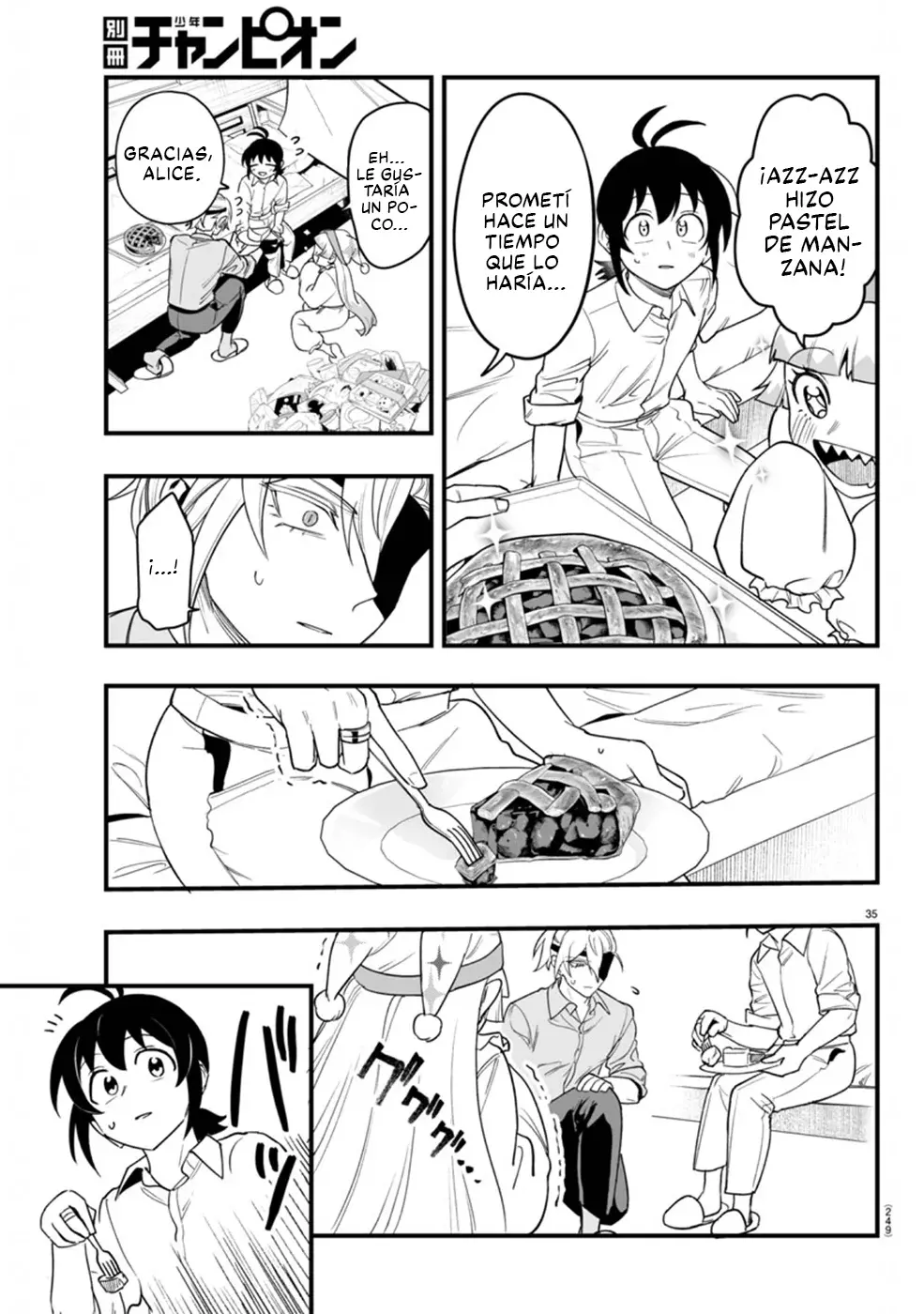 Iruma-kun: if mafia Capitulo 23: Mirando hacia la Soledad página 35