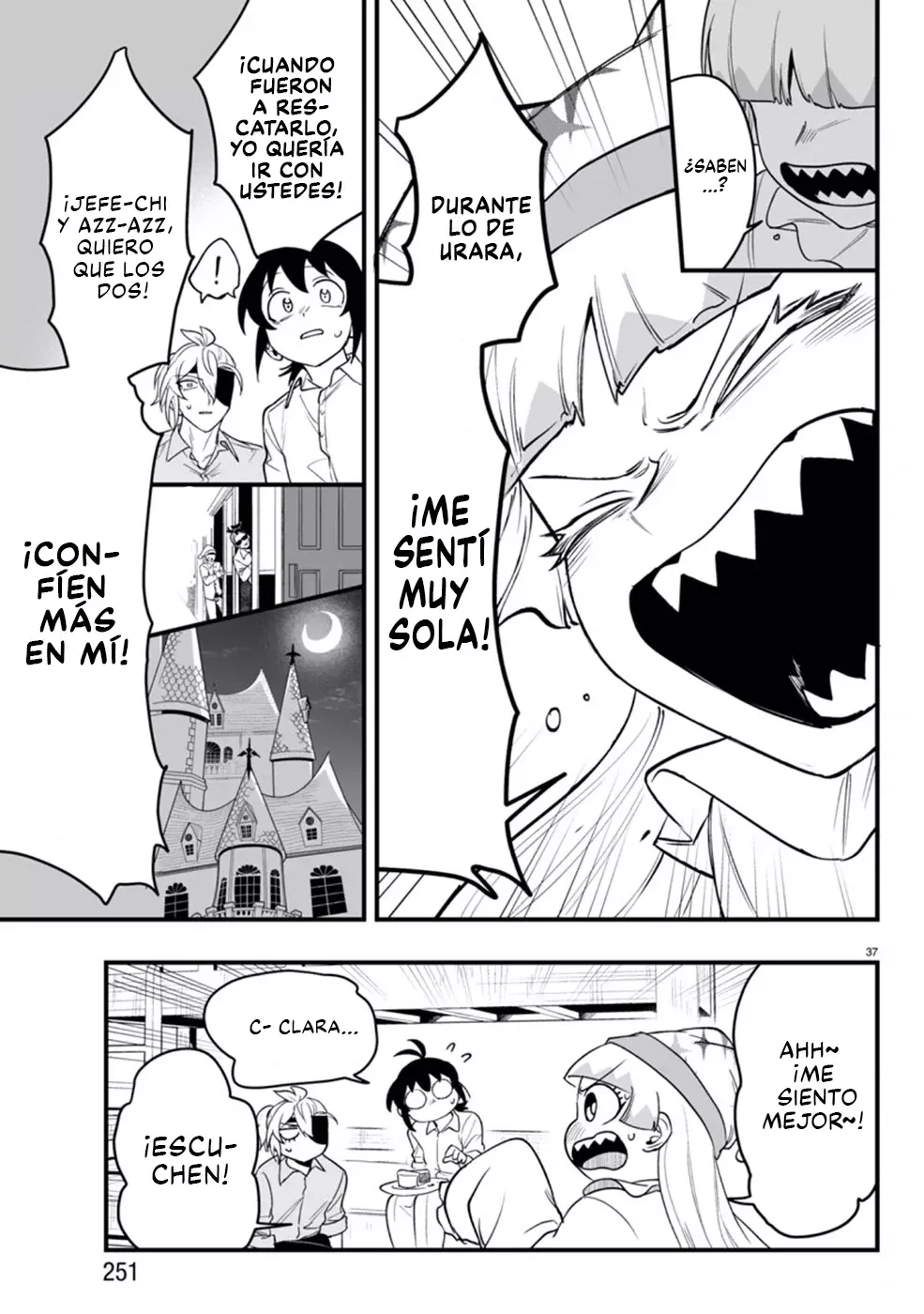 Iruma-kun: if mafia Capitulo 23: Mirando hacia la Soledad página 37