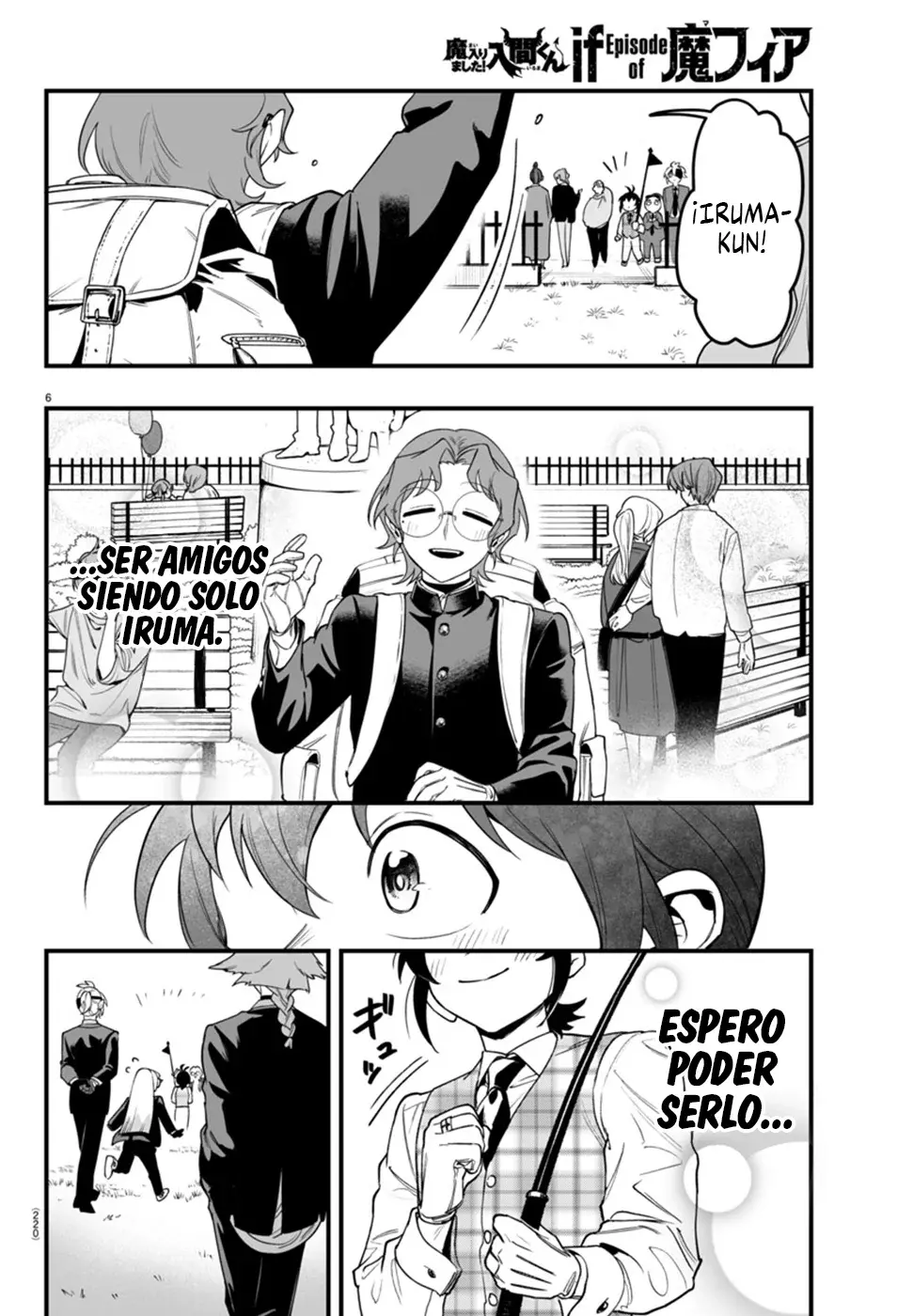 Iruma-kun: if mafia Capitulo 23: Mirando hacia la Soledad página 7