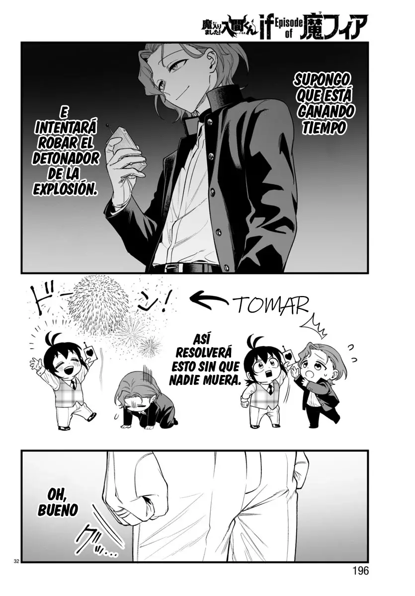 Iruma-kun: if mafia Capitulo 25: Cara de Desesperación página 33