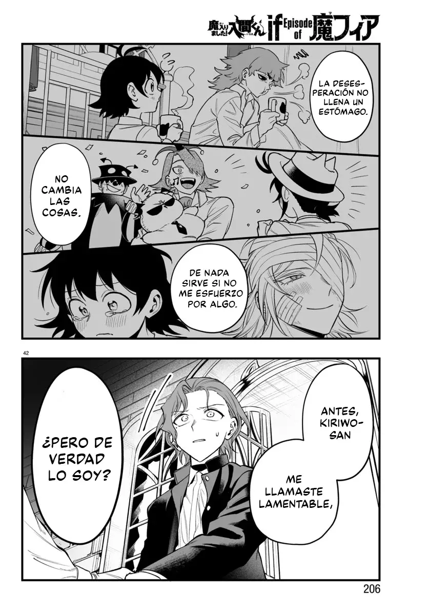 Iruma-kun: if mafia Capitulo 25: Cara de Desesperación página 43