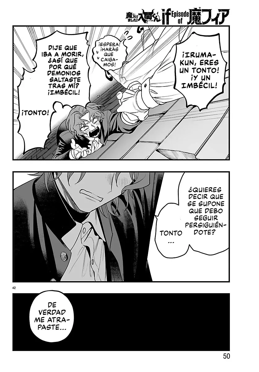 Iruma-kun: if mafia Capitulo 26: Una promesa con un Demonio página 42