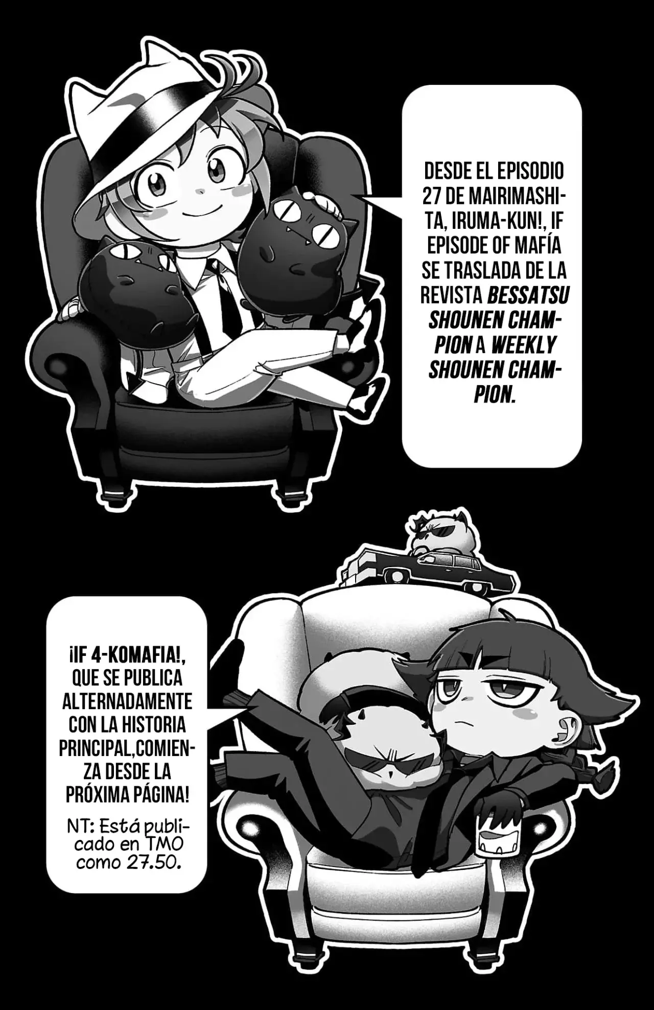 Iruma-kun: if mafia Capitulo 27.6: Extras Vol. 7 página 6
