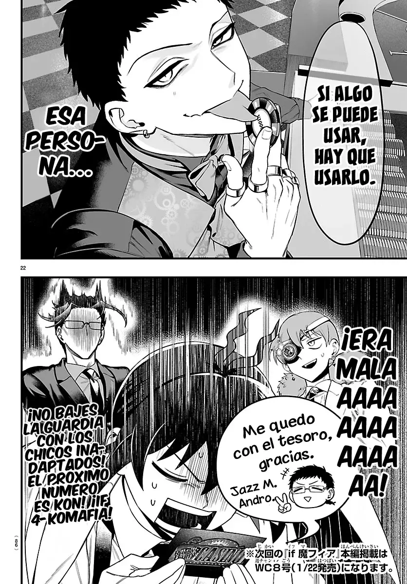 Iruma-kun: if mafia Capitulo 28: No problem, No life. página 22