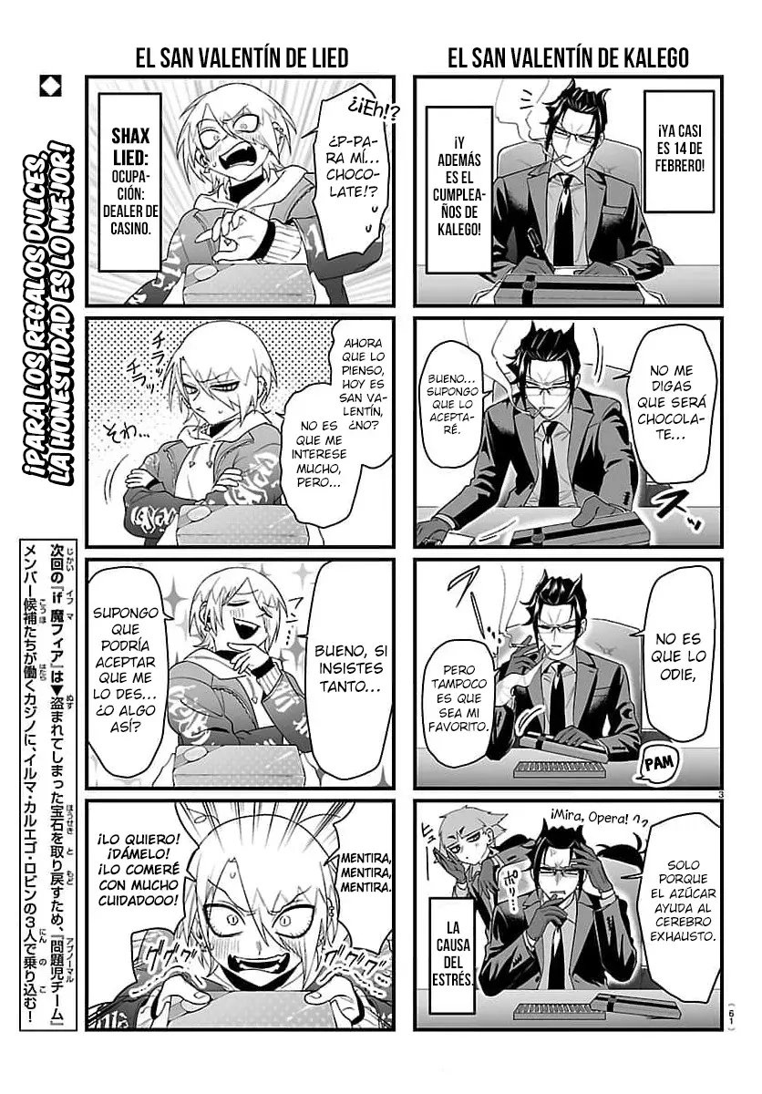 Iruma-kun: if mafia Capitulo 29.1: #3 If 4-KoMafia página 3