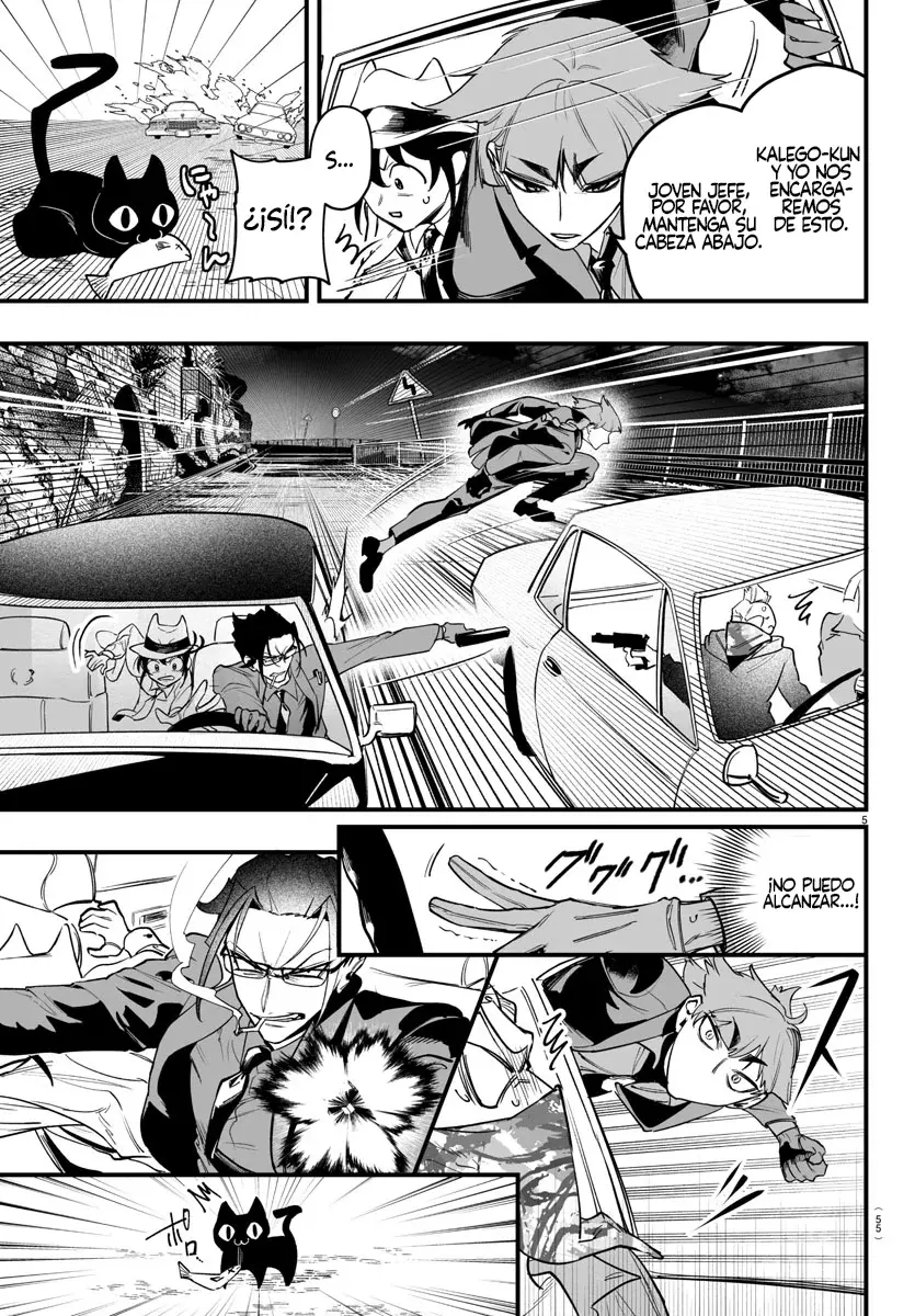 Iruma-kun: if mafia Capitulo 3.5: Especial: Persecución de coches en Babel página 5