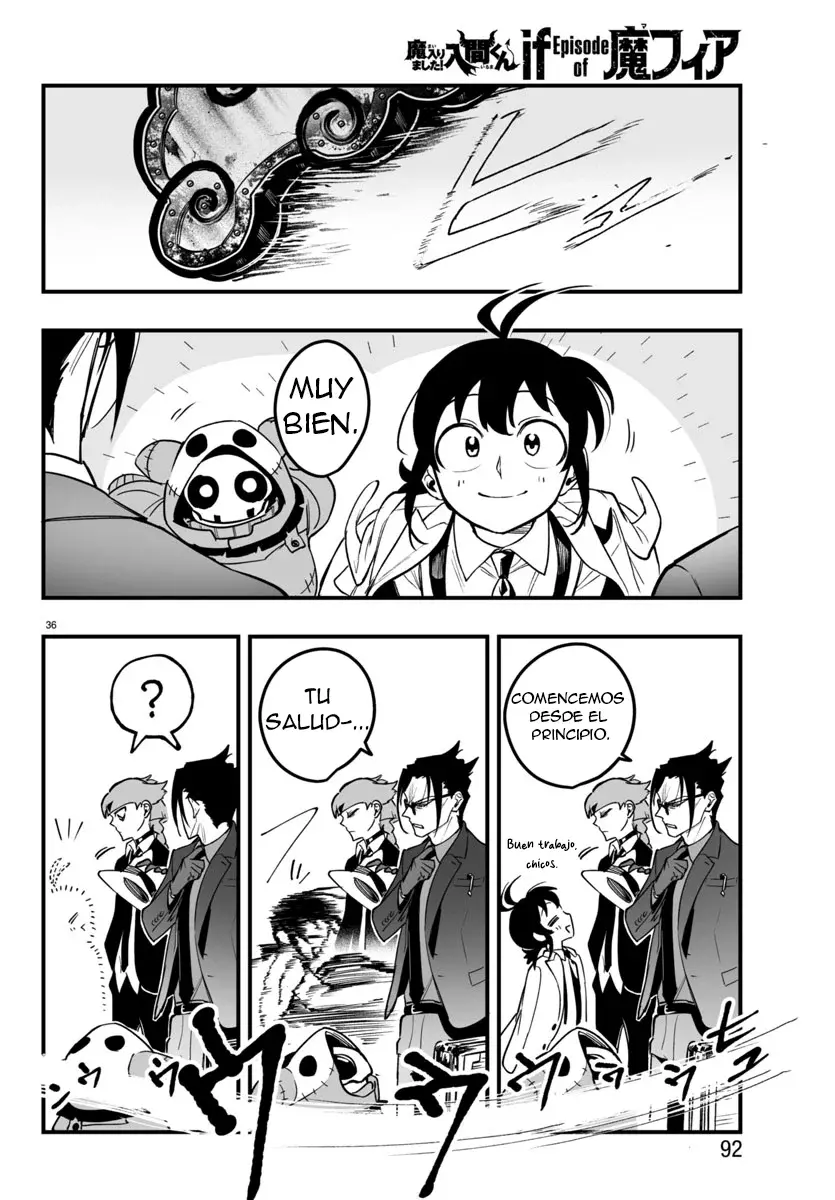Iruma-kun: if mafia Capitulo 3: WelCOME Family! página 35