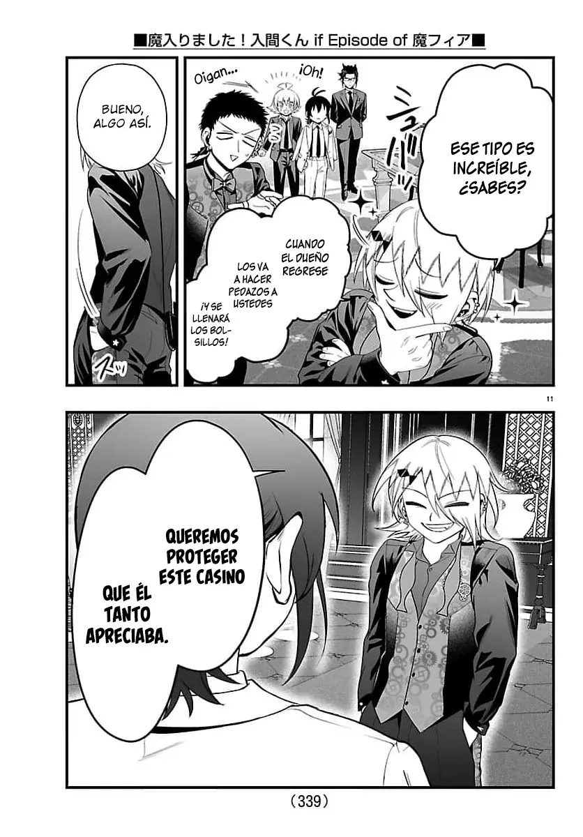 Iruma-kun: if mafia Capitulo 32: ¿Cuál es el Objetivo? página 11