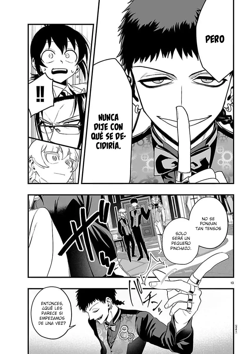 Iruma-kun: if mafia Capitulo 32: ¿Cuál es el Objetivo? página 13