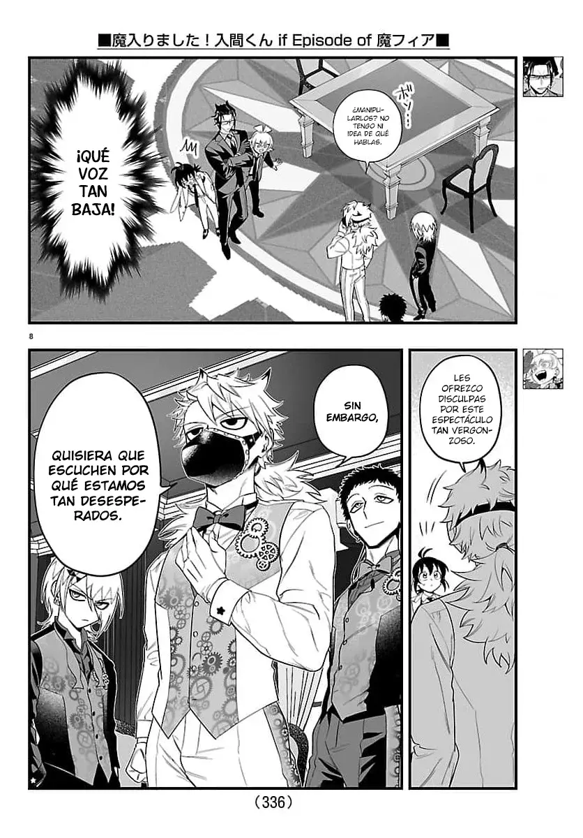 Iruma-kun: if mafia Capitulo 32: ¿Cuál es el Objetivo? página 8