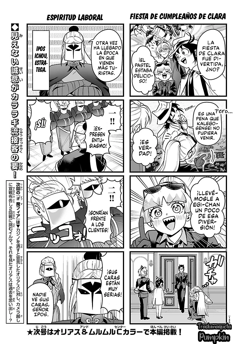 Iruma-kun: if mafia Capitulo 35.1 página 3