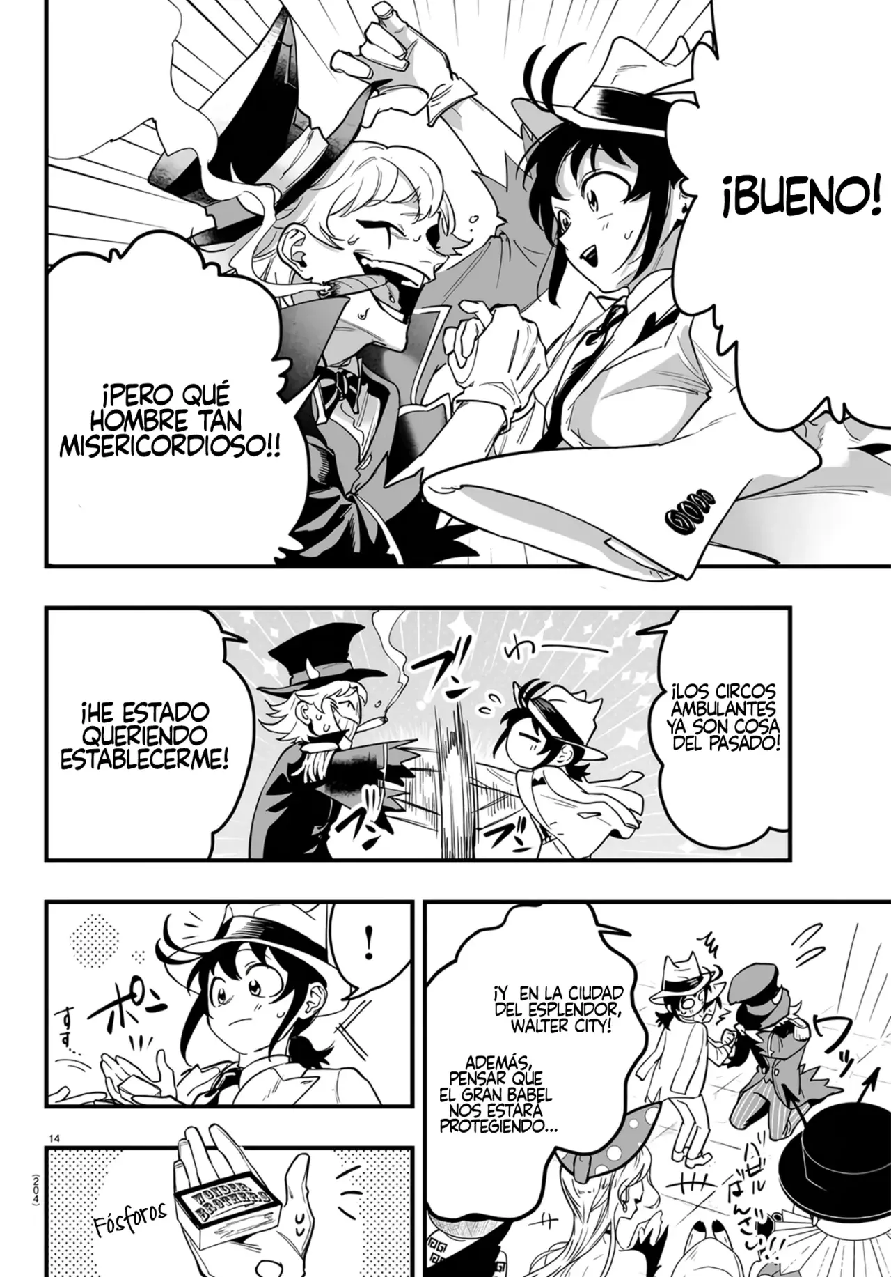 Iruma-kun: if mafia Capitulo 5: Sonríe, sonríe, ah página 14
