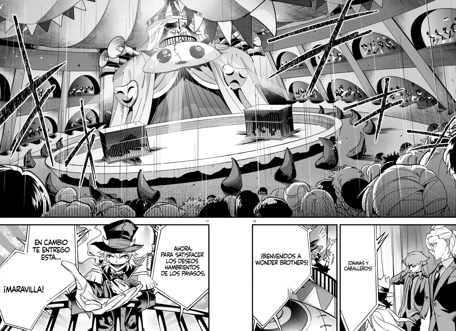 Iruma-kun: if mafia Capitulo 5: Sonríe, sonríe, ah página 16