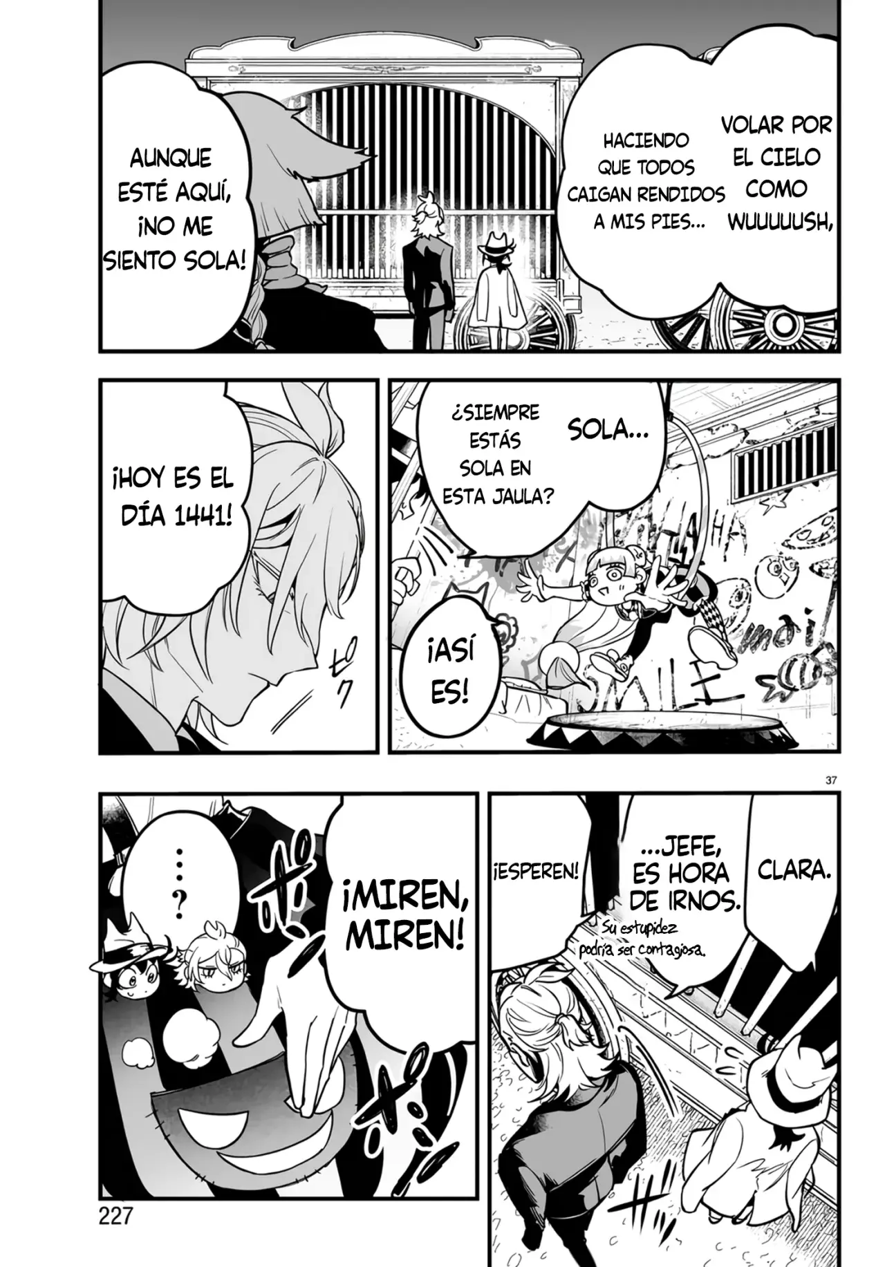 Iruma-kun: if mafia Capitulo 5: Sonríe, sonríe, ah página 35