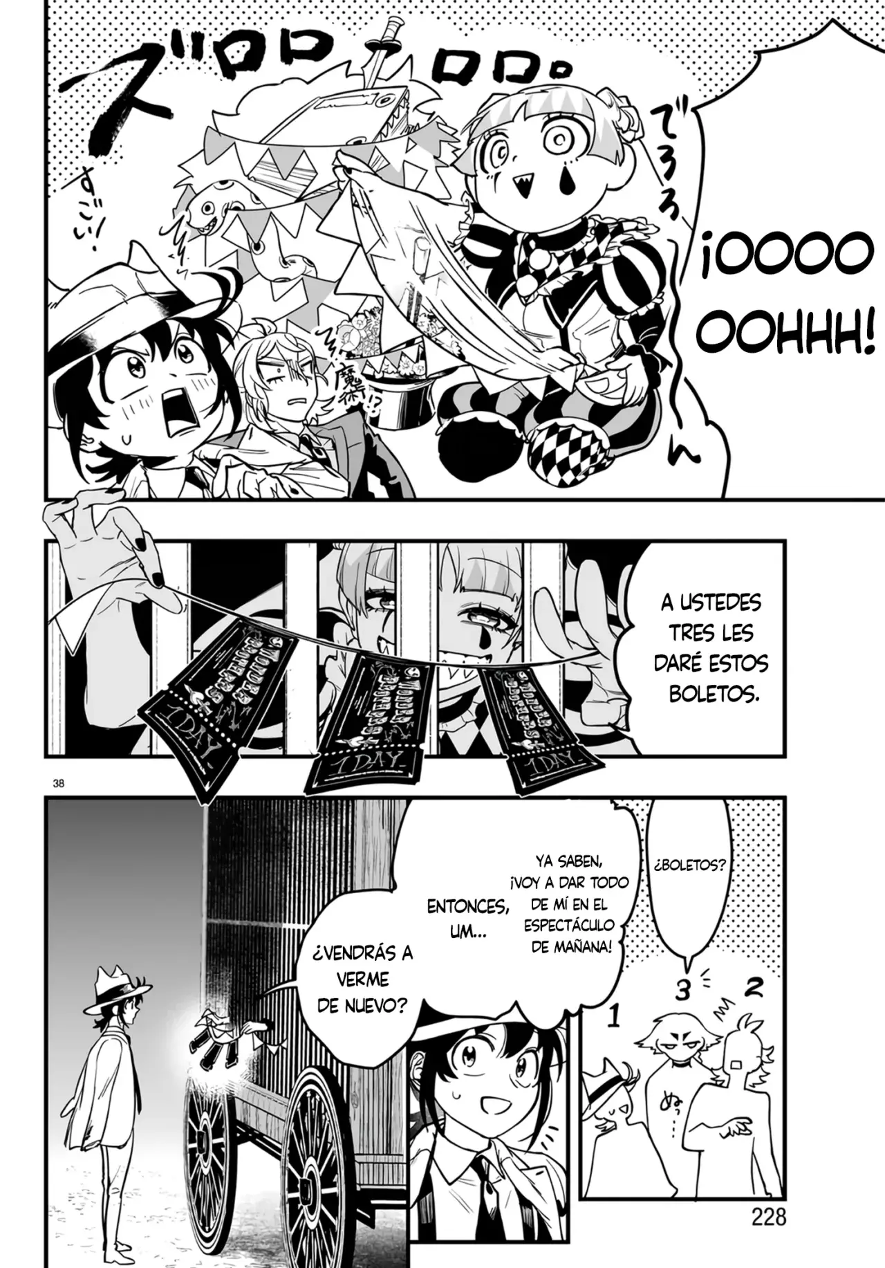 Iruma-kun: if mafia Capitulo 5: Sonríe, sonríe, ah página 36