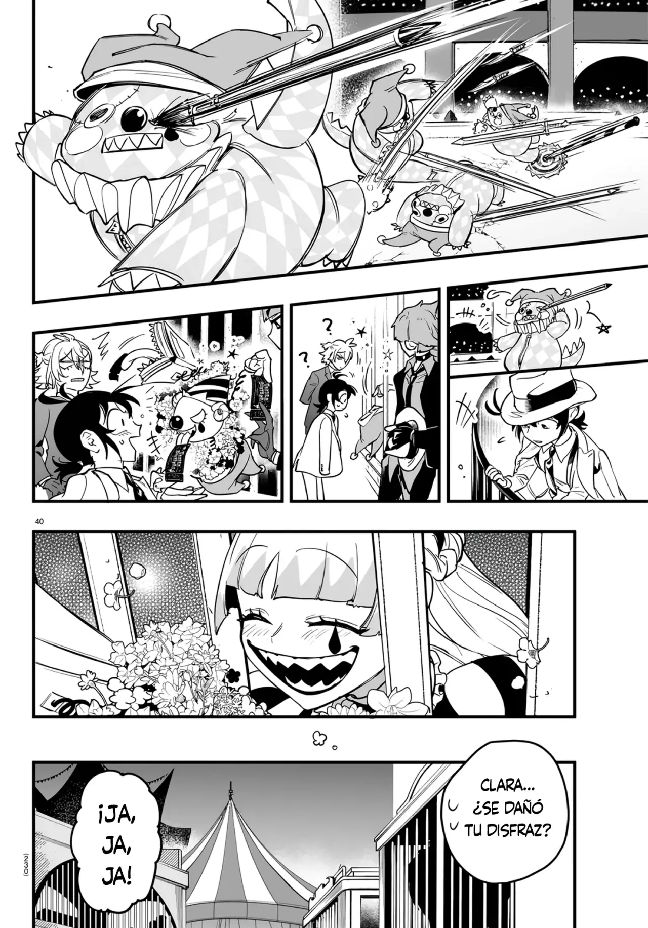 Iruma-kun: if mafia Capitulo 5: Sonríe, sonríe, ah página 38