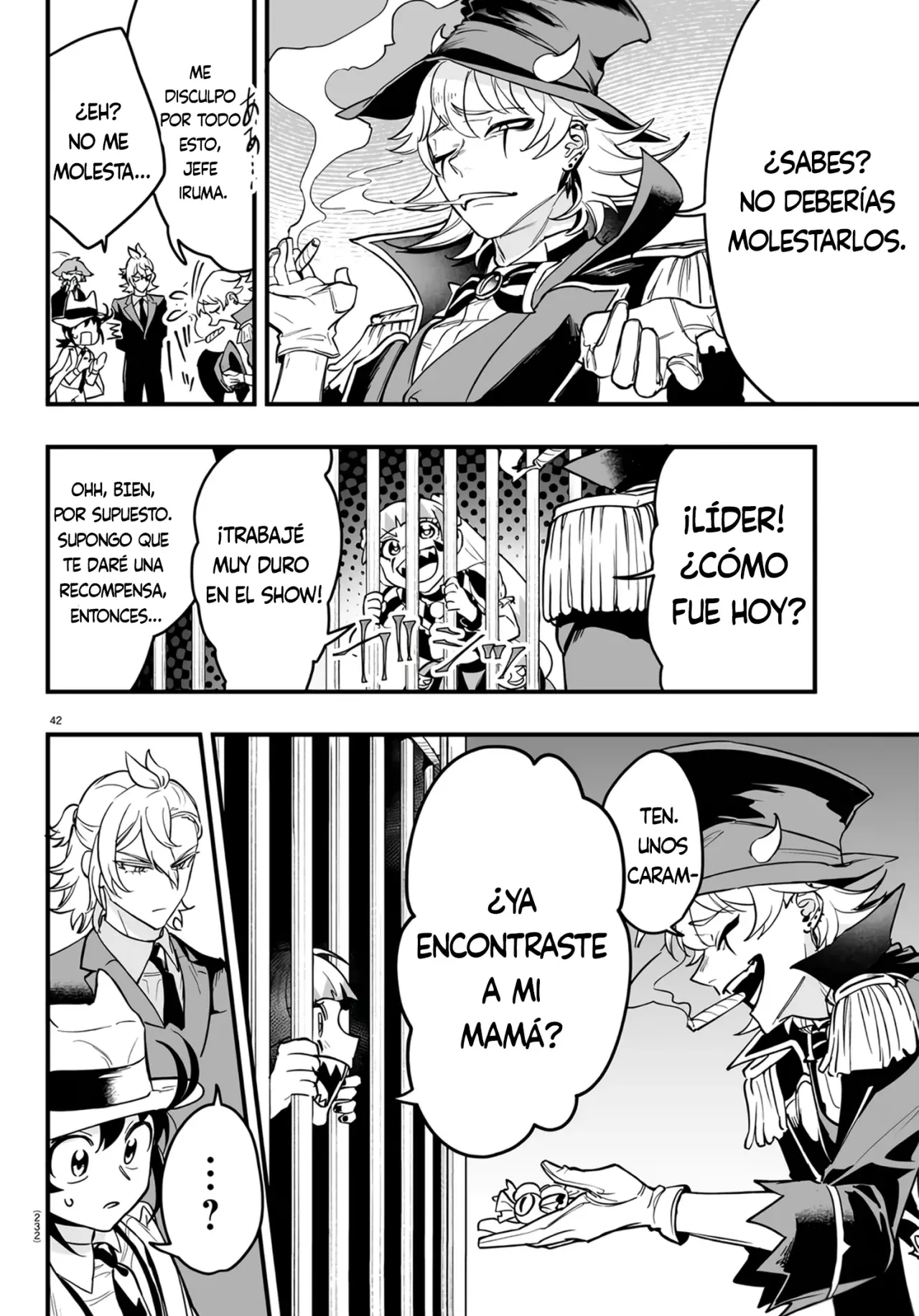 Iruma-kun: if mafia Capitulo 5: Sonríe, sonríe, ah página 40