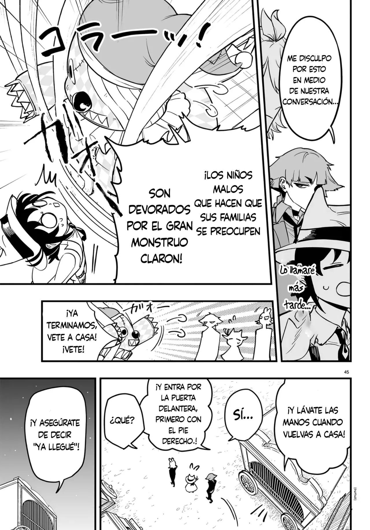 Iruma-kun: if mafia Capitulo 5: Sonríe, sonríe, ah página 43
