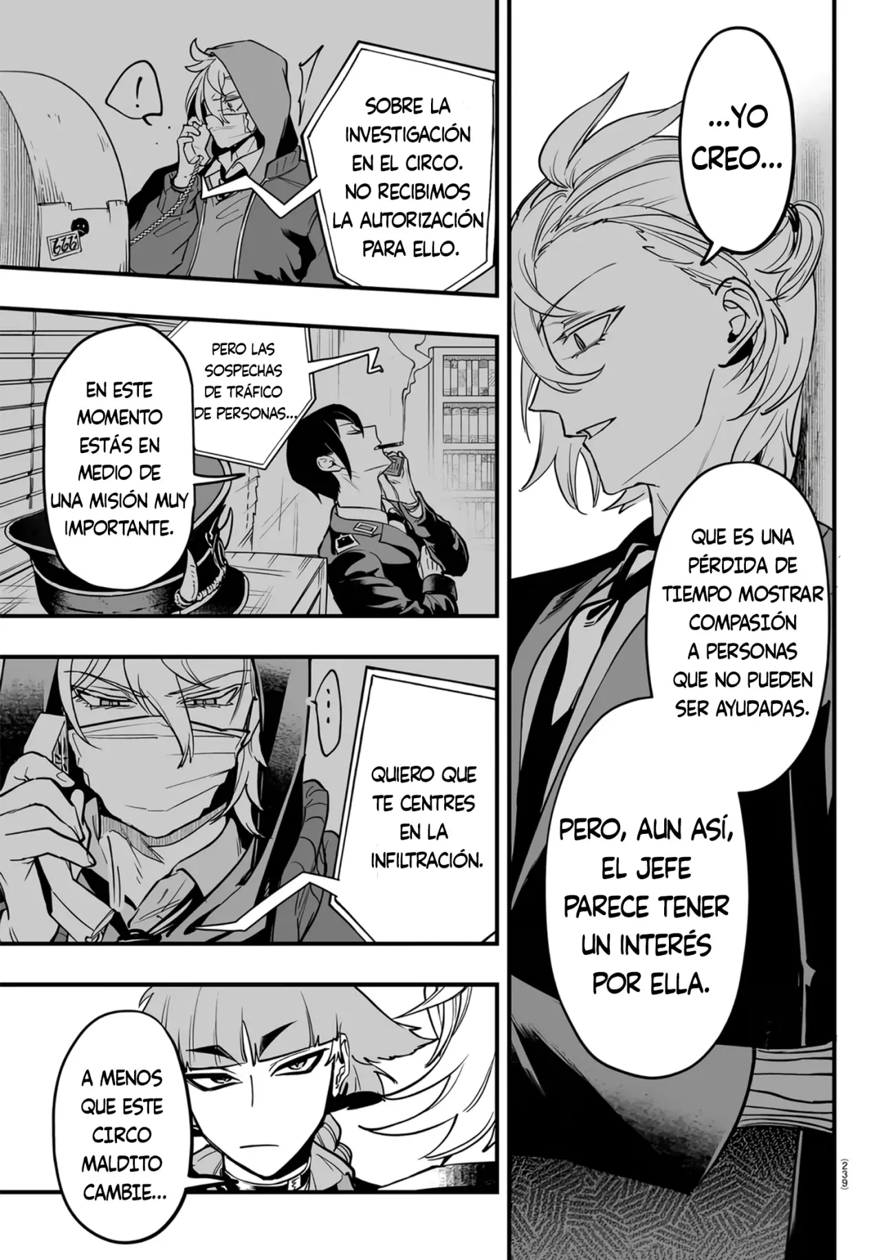 Iruma-kun: if mafia Capitulo 5: Sonríe, sonríe, ah página 47