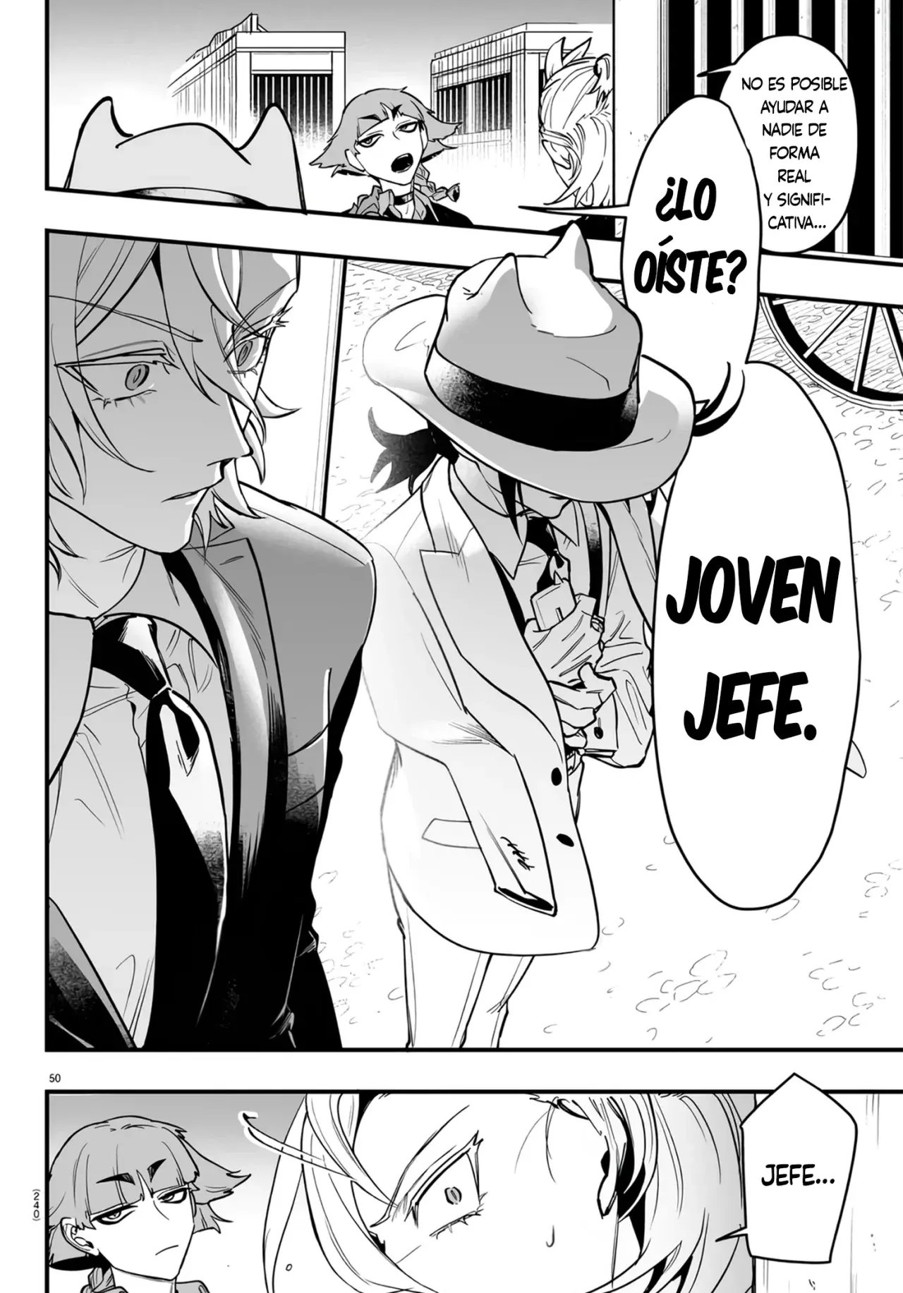 Iruma-kun: if mafia Capitulo 5: Sonríe, sonríe, ah página 48