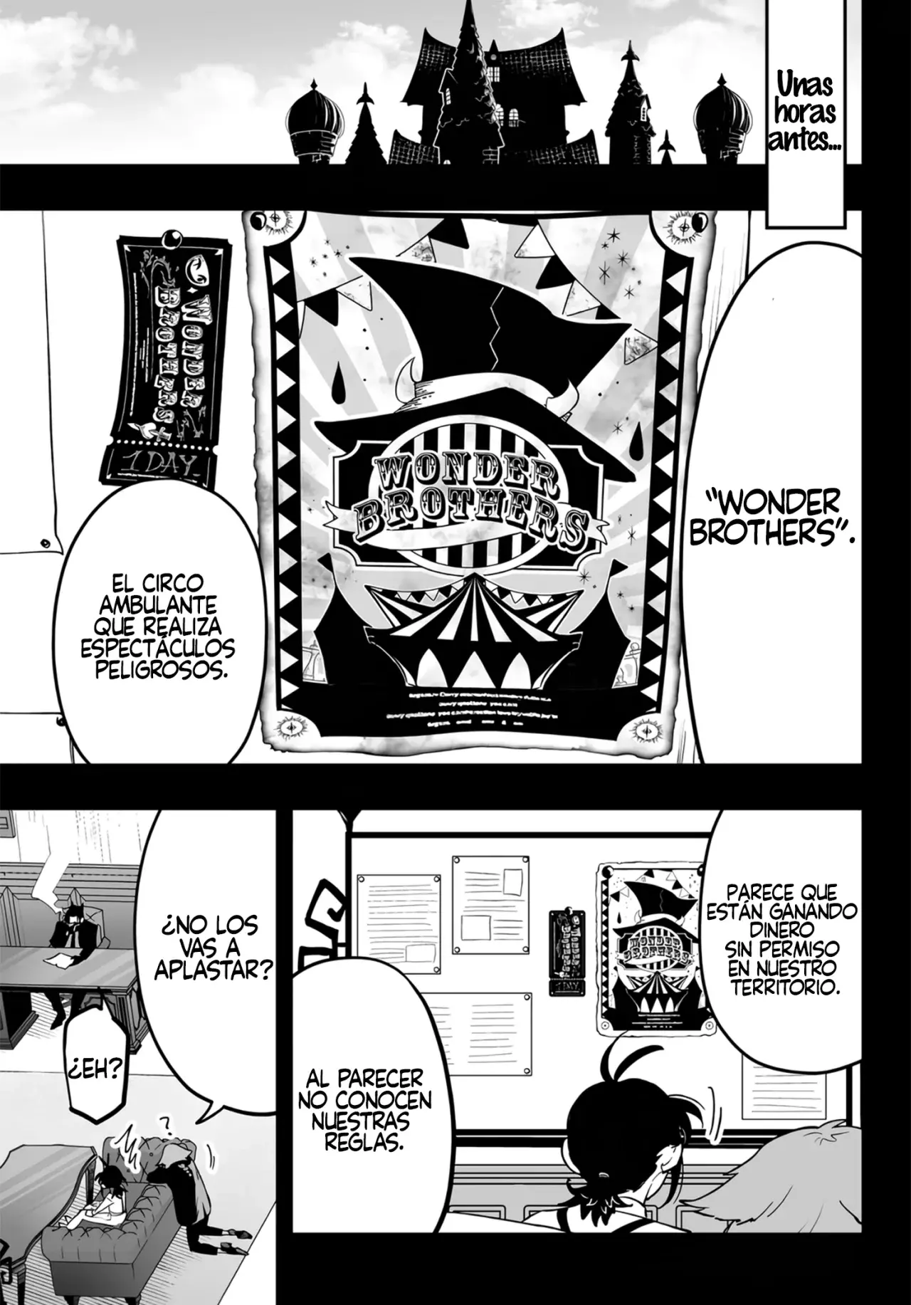 Iruma-kun: if mafia Capitulo 5: Sonríe, sonríe, ah página 5