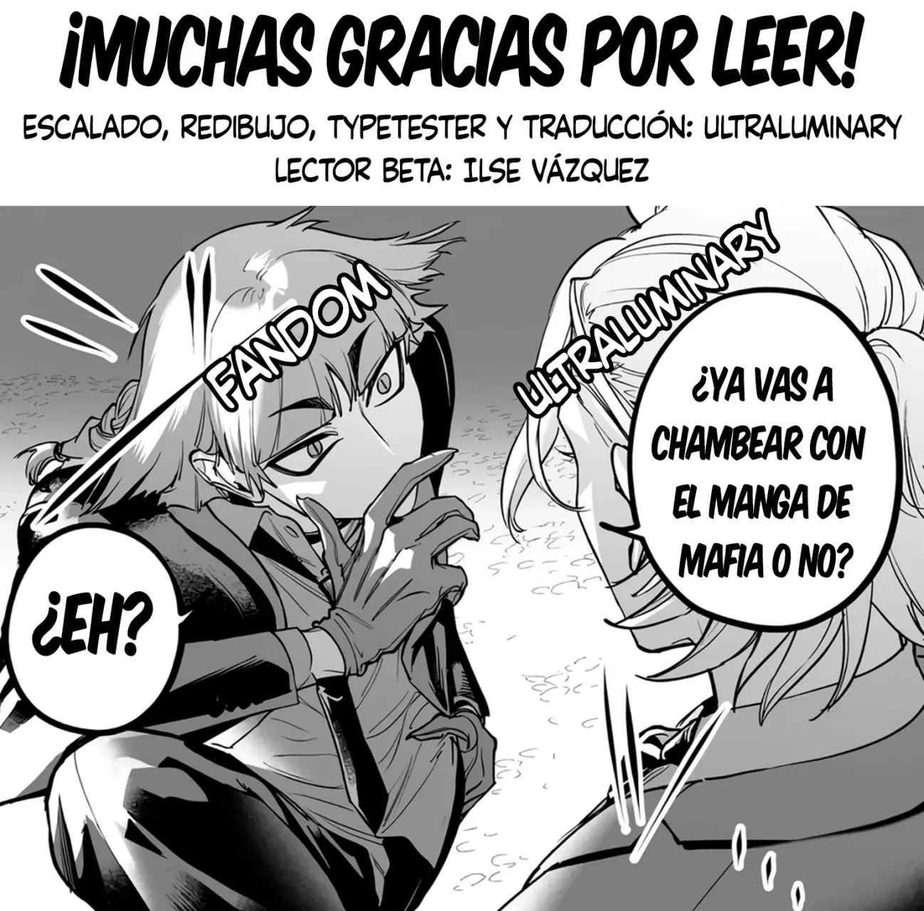 Iruma-kun: if mafia Capitulo 5: Sonríe, sonríe, ah página 51