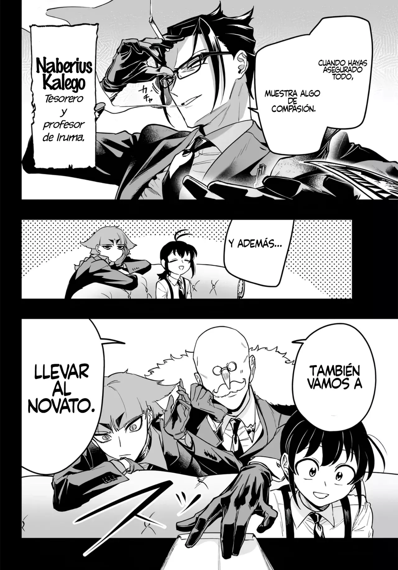 Iruma-kun: if mafia Capitulo 5: Sonríe, sonríe, ah página 6