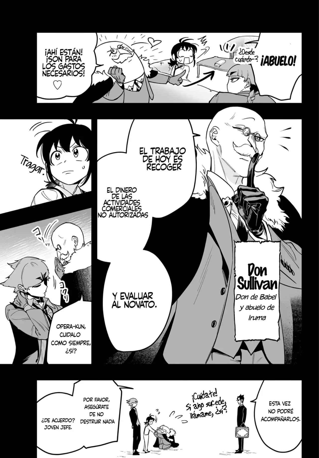 Iruma-kun: if mafia Capitulo 5: Sonríe, sonríe, ah página 7