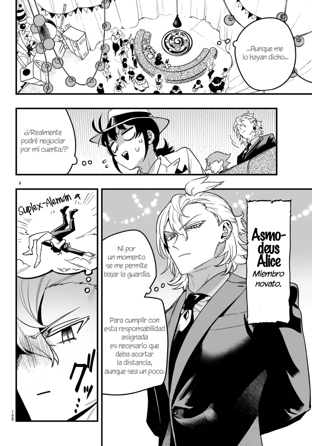 Iruma-kun: if mafia Capitulo 5: Sonríe, sonríe, ah página 8