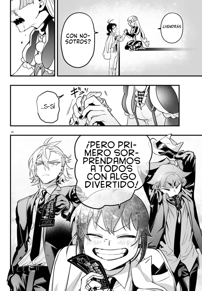 Iruma-kun: if mafia Capitulo 6: Rock it! página 31