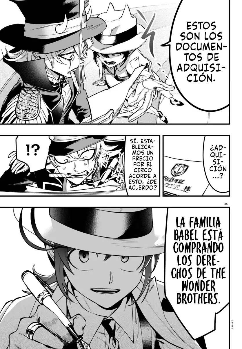 Iruma-kun: if mafia Capitulo 6: Rock it! página 36