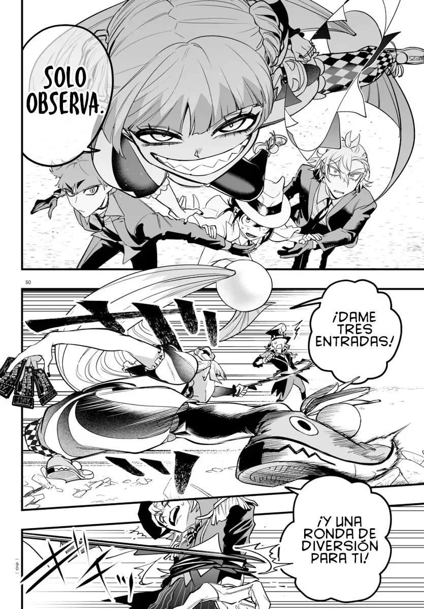 Iruma-kun: if mafia Capitulo 6: Rock it! página 50