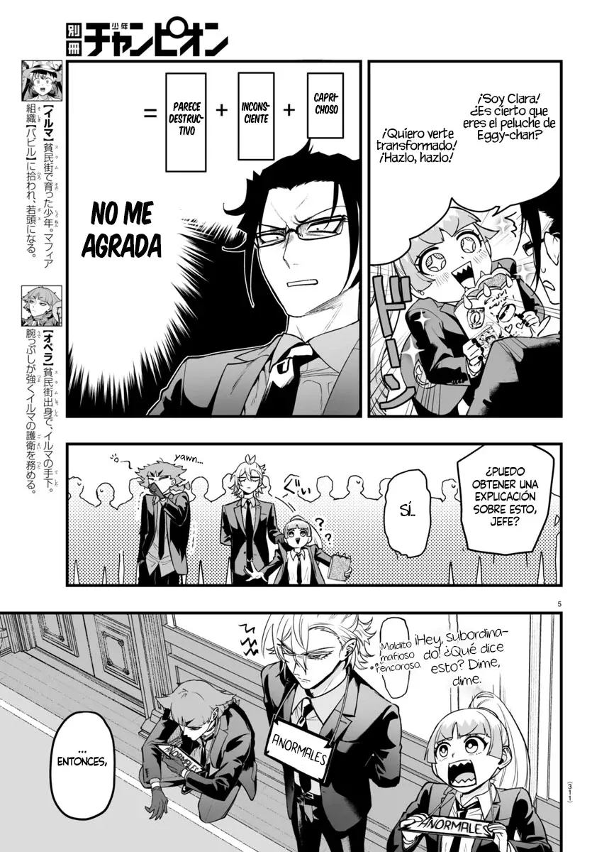 Iruma-kun: if mafia Capitulo 7: Tome asiento página 5