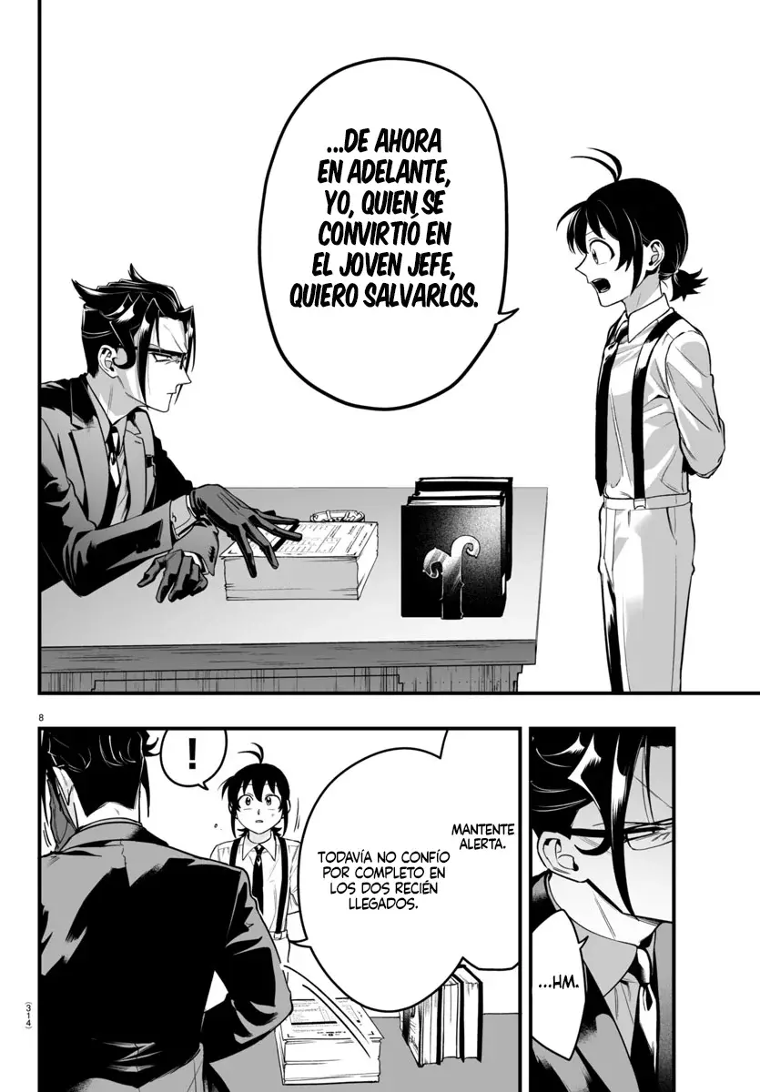 Iruma-kun: if mafia Capitulo 7: Tome asiento página 8