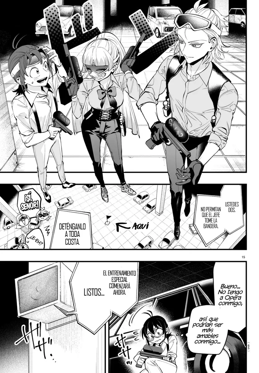 Iruma-kun: if mafia Capitulo 9: Y ambición página 16