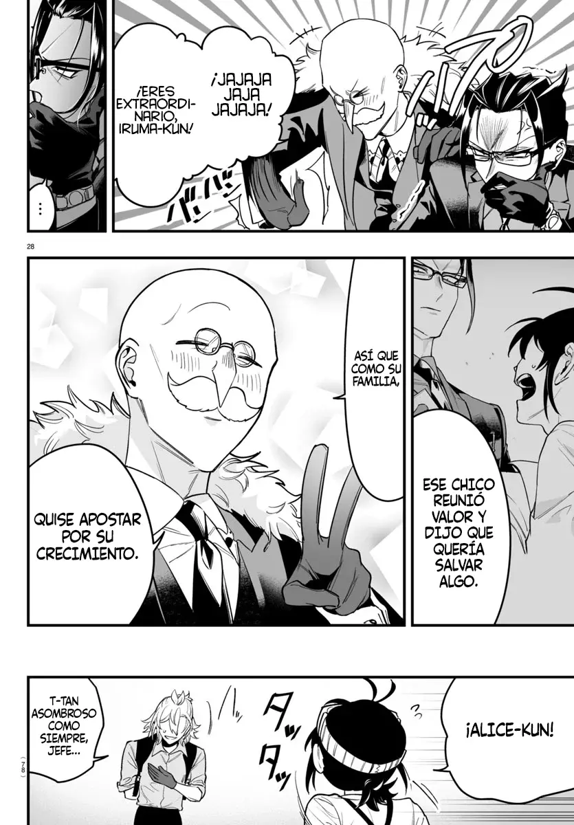 Iruma-kun: if mafia Capitulo 9: Y ambición página 27