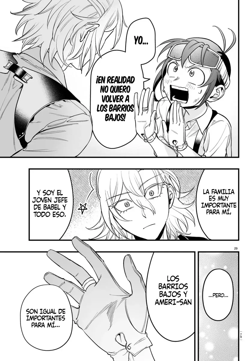 Iruma-kun: if mafia Capitulo 9: Y ambición página 28