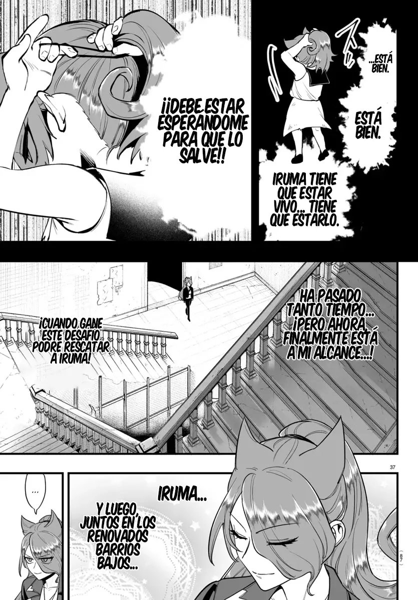 Iruma-kun: if mafia Capitulo 9: Y ambición página 36