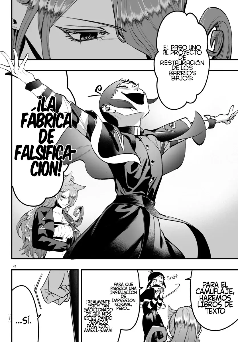 Iruma-kun: if mafia Capitulo 9: Y ambición página 41
