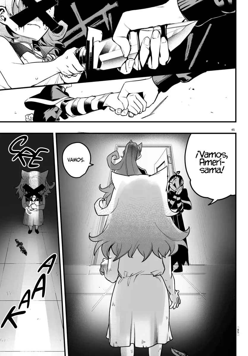 Iruma-kun: if mafia Capitulo 9: Y ambición página 44