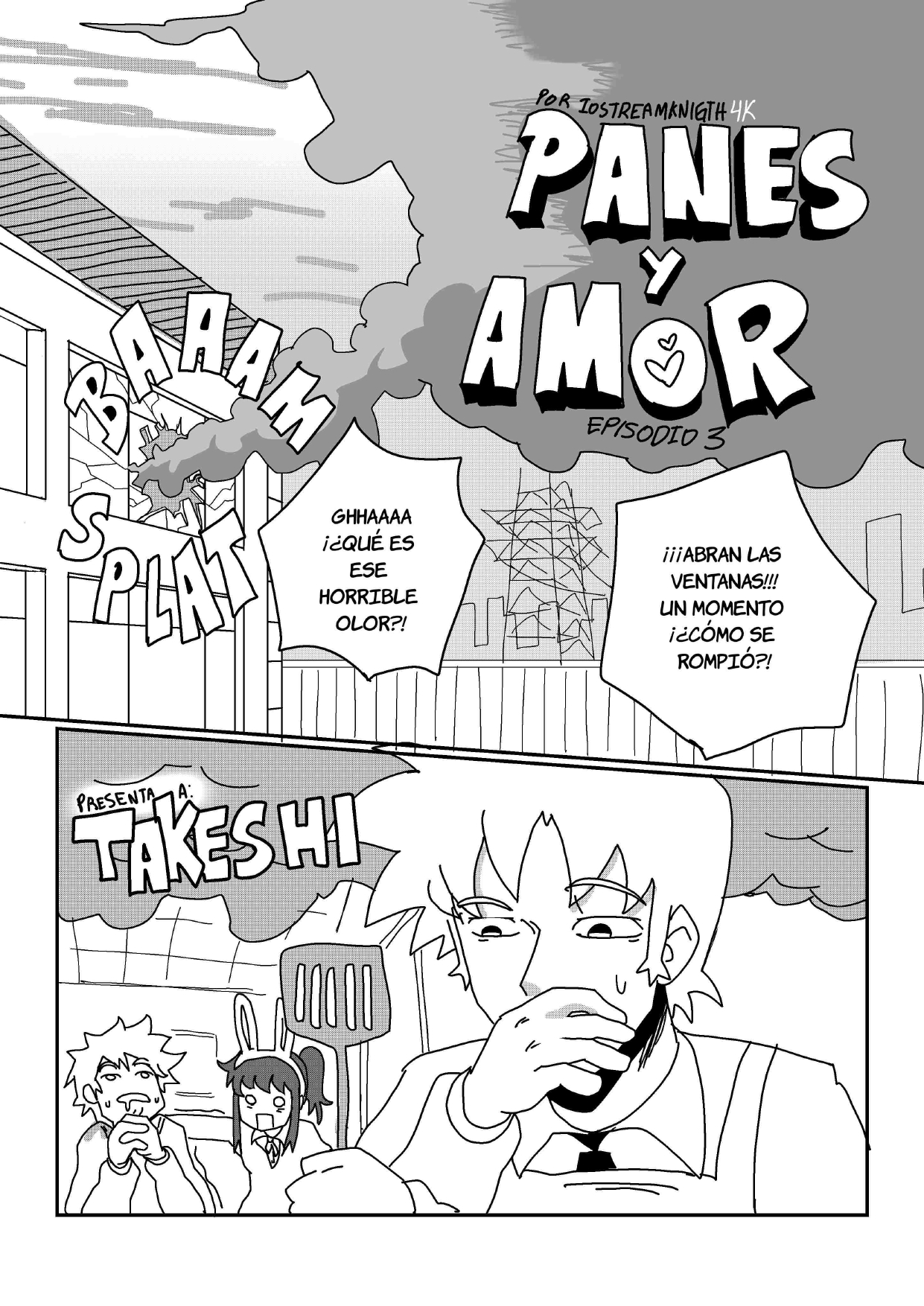 Bread and Love Pan y Amor Capitulo 3: ¡Esclavo! página 3
