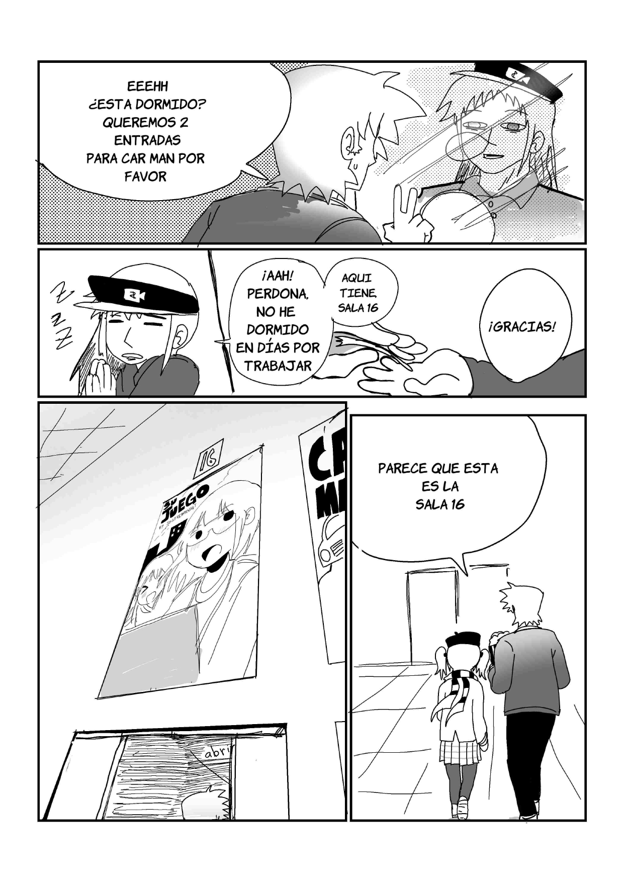 Bread and Love Pan y Amor Capitulo 4: ¿¡Día de cine!? página 10