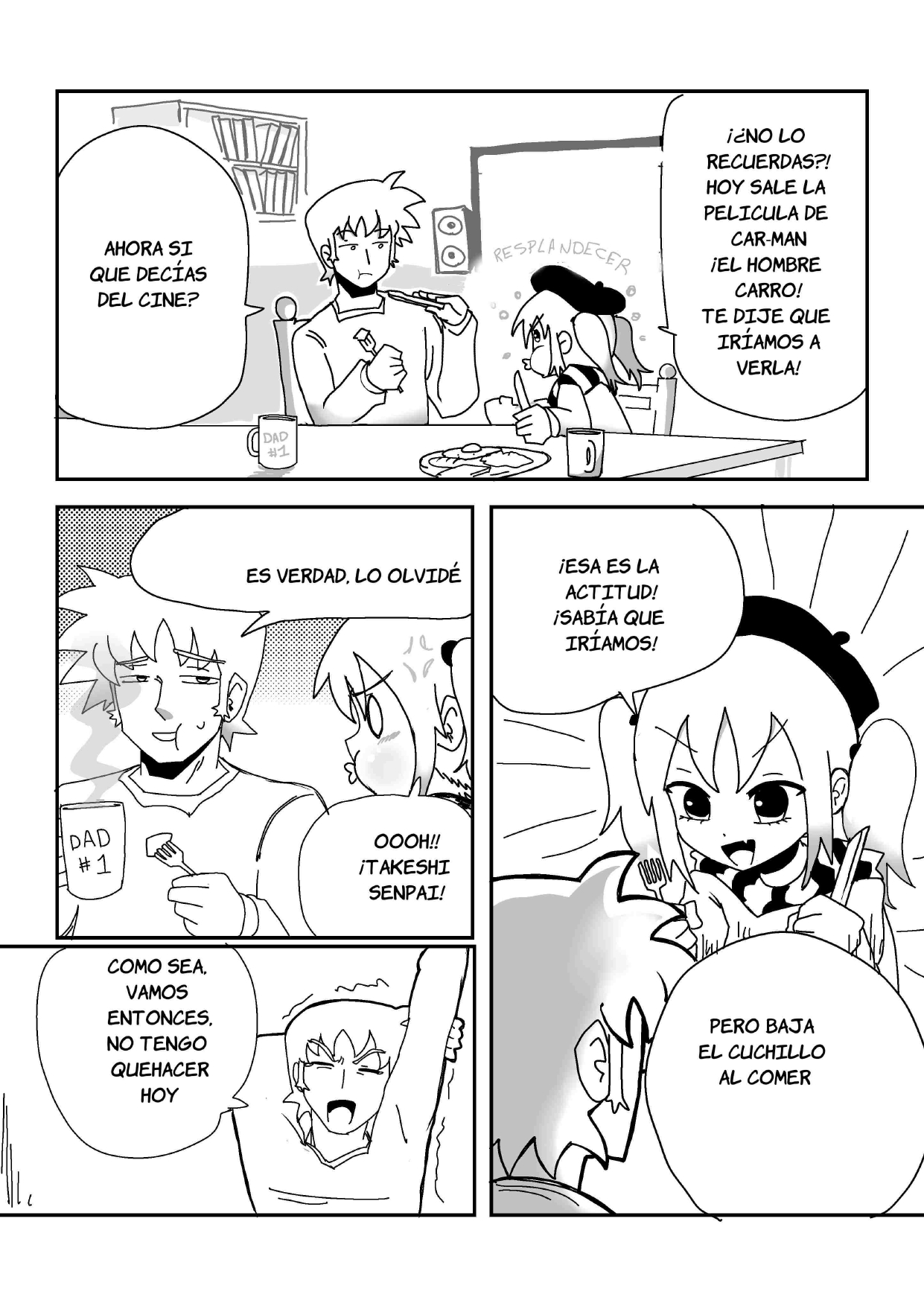 Bread and Love Pan y Amor Capitulo 4: ¿¡Día de cine!? página 6