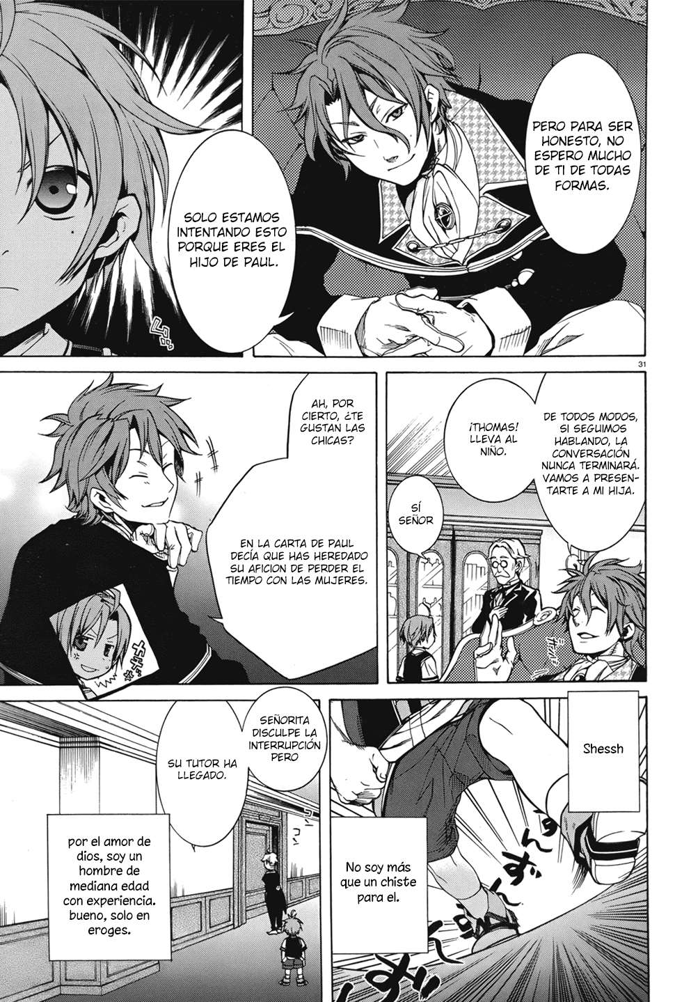 Mushoku Tensei: Isekai Ittara Honki Dasu Capitulo 6: Separación página 34
