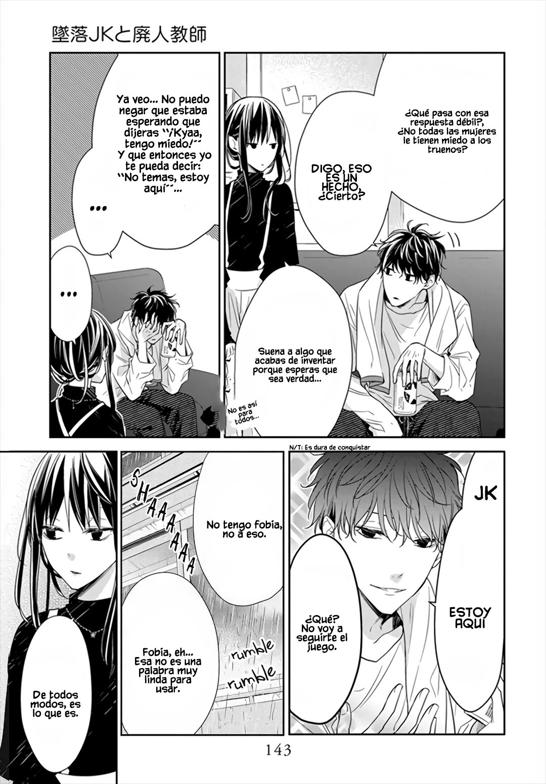 Tsuiraku JK to Haijin Kyoushi Capitulo 26 página 8