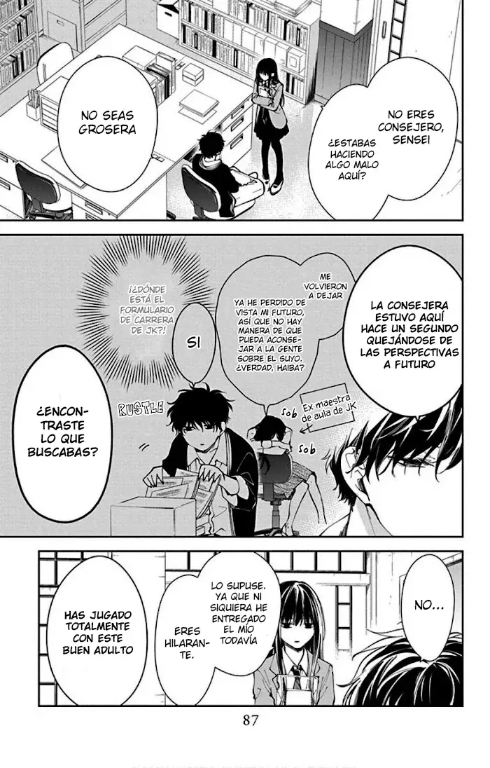 Tsuiraku JK to Haijin Kyoushi Capitulo 64 página 6