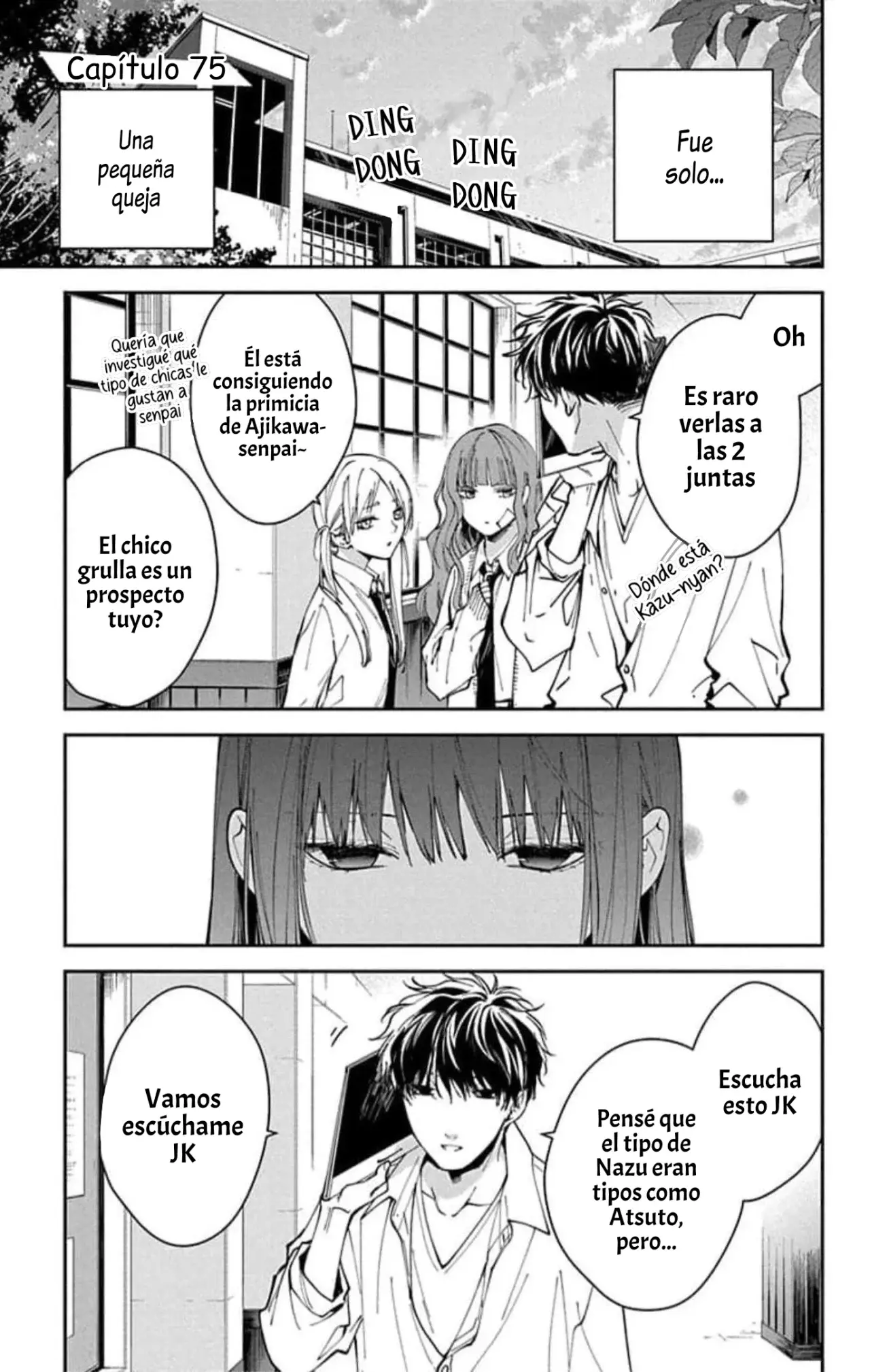 Tsuiraku JK to Haijin Kyoushi Capitulo 75 página 3
